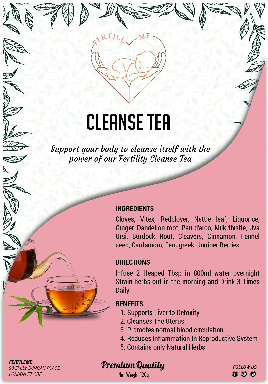 Fertility Cleanse Tea Fertileme